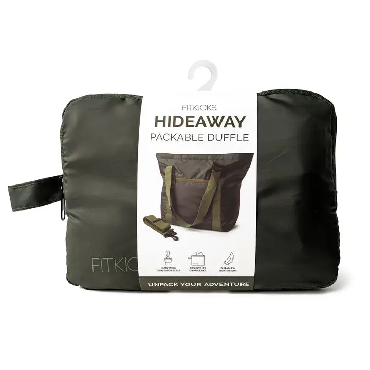 Fitkicks Hideaway Packable Duffle Bag