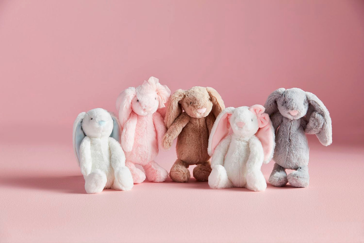 Mini Bunny Plush Basket Assorment