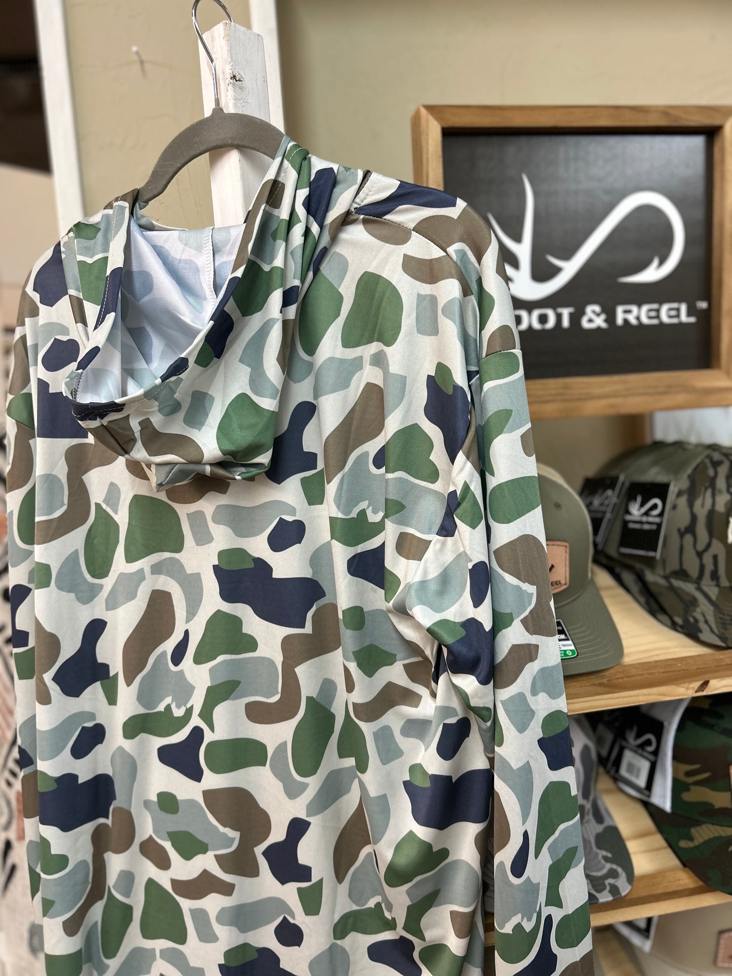 Brackish Camo Long Sleeve Hoodie