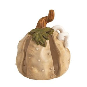 Textured Stoneware Pumpkin Sitter Assortment