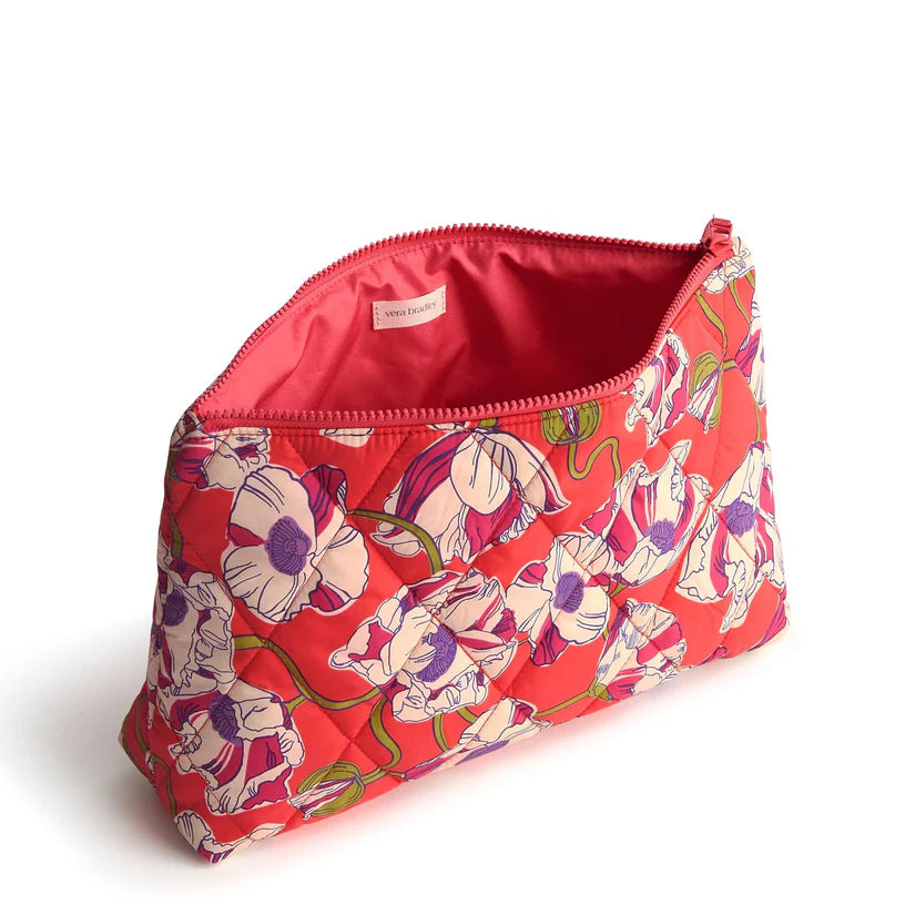 Swirling Poppies Large Pouch