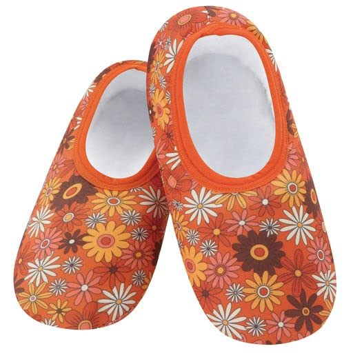 Womens Skinnies Slippers Flower Power