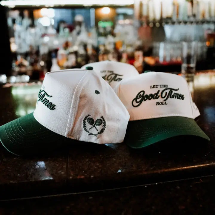 Let the Good Times Roll - Green Vintage Trucker Hat