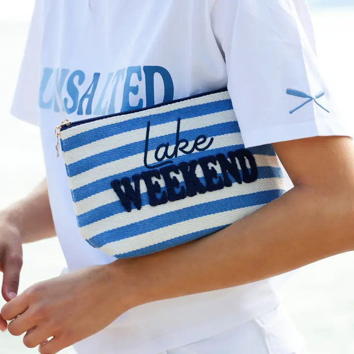 Morgan Lake Weekend Large Zip Pouch