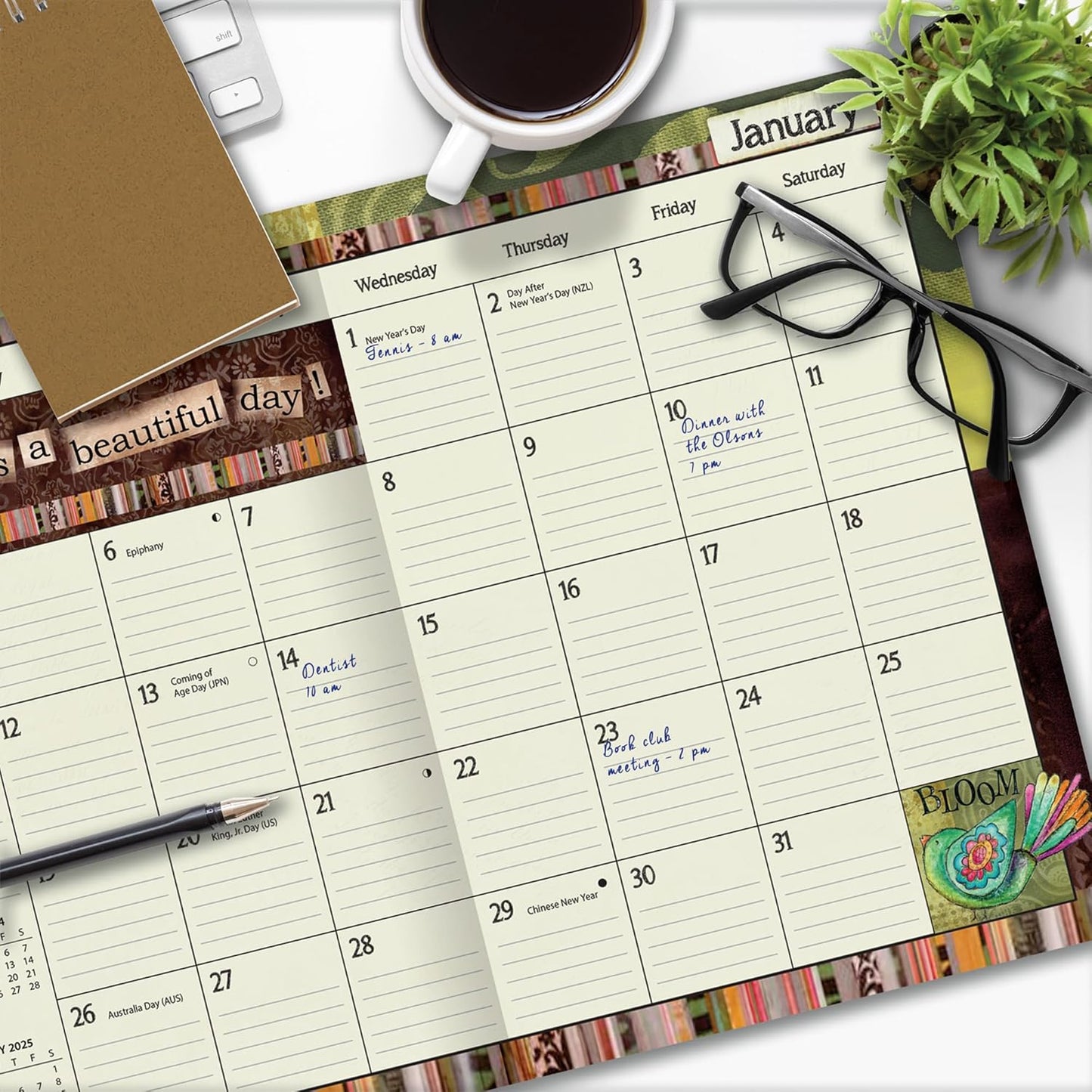 Color My World 2025 Monthly Planner