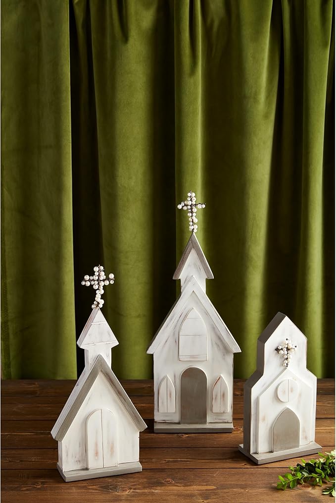 Oh Holy Led Wood Church Sitter