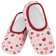 Womens Skinnies Slippers Hearts & Paws