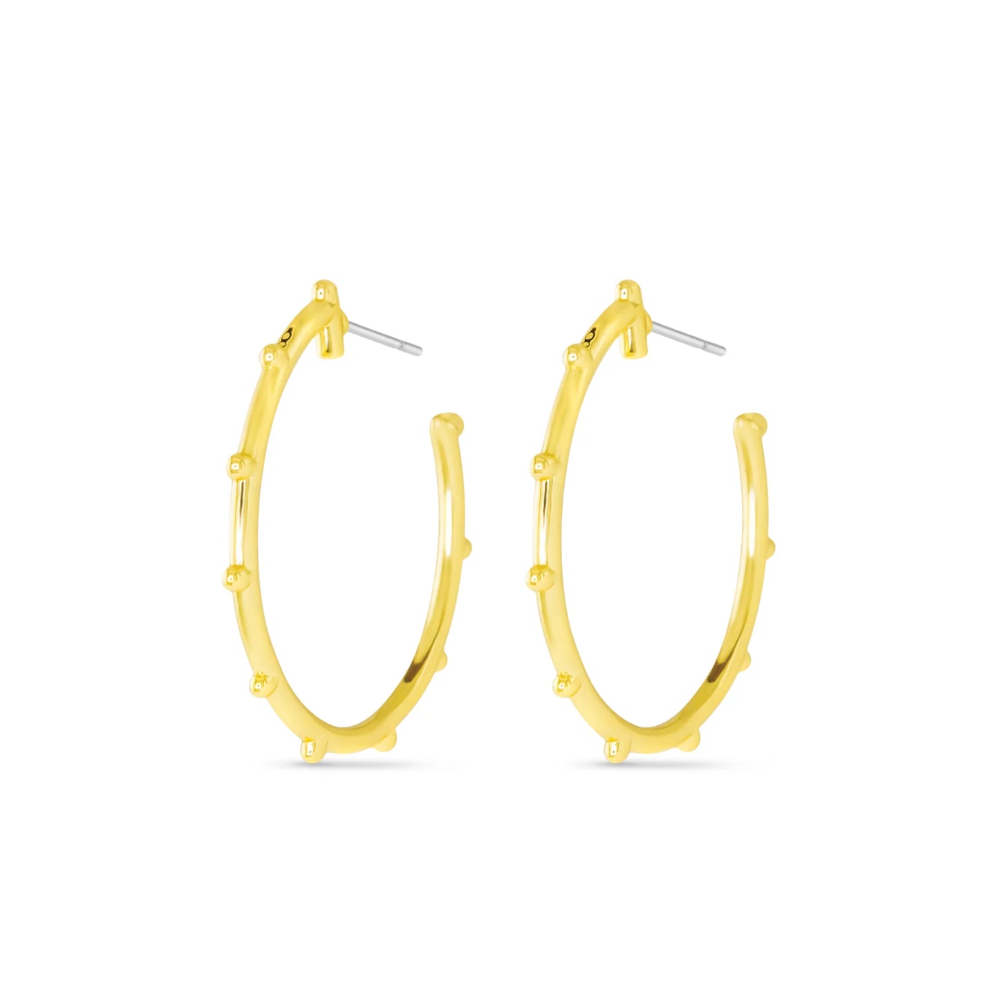 Gold Polished Dorothy Earrings
