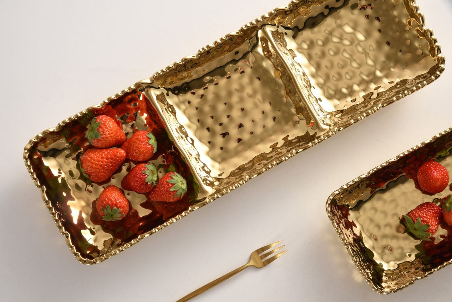 3 Section Serving Piece - Golden Millennium