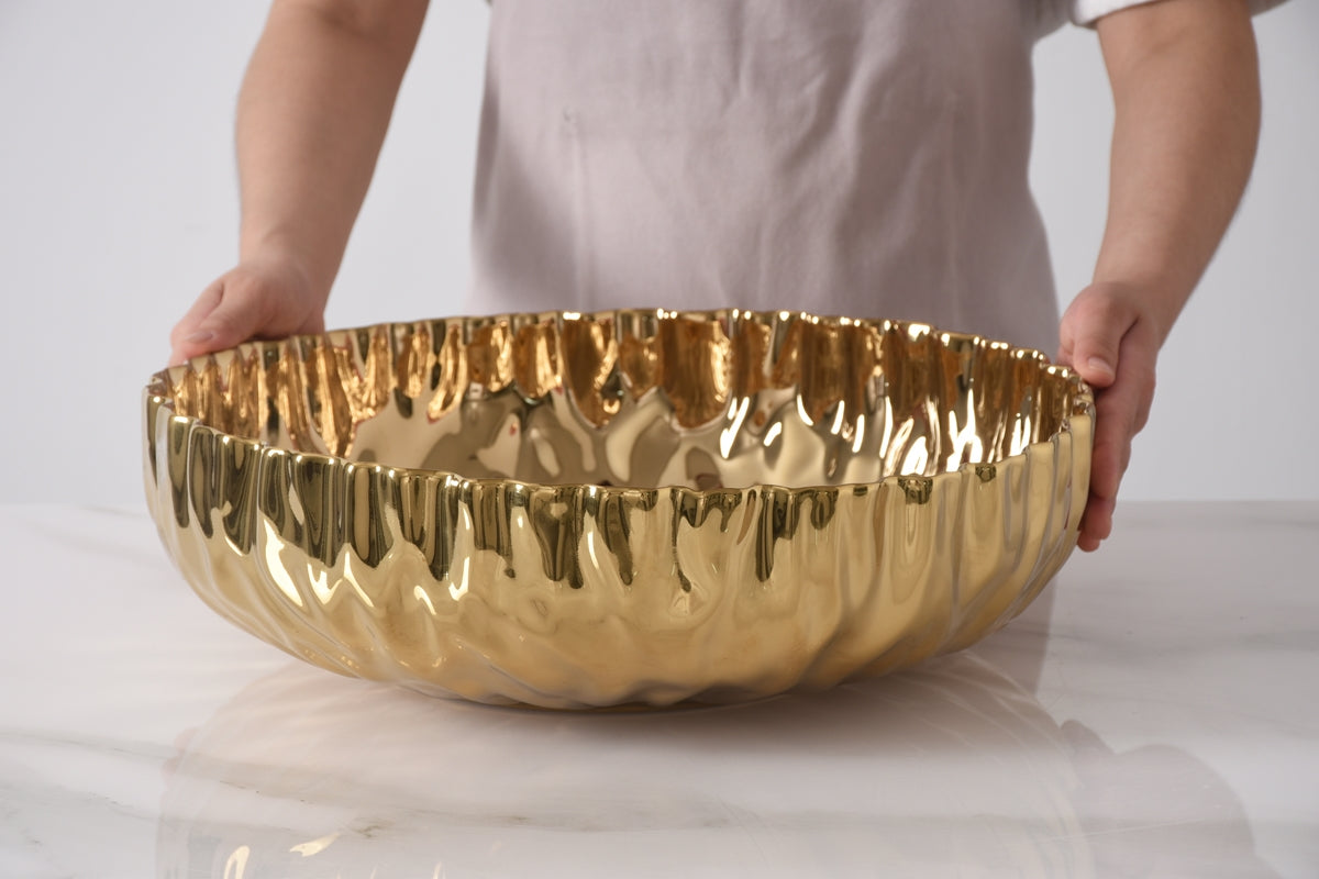 Extra Large Shallow Bowl - Mascali D’oro