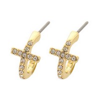 Ridge Gold Earrings