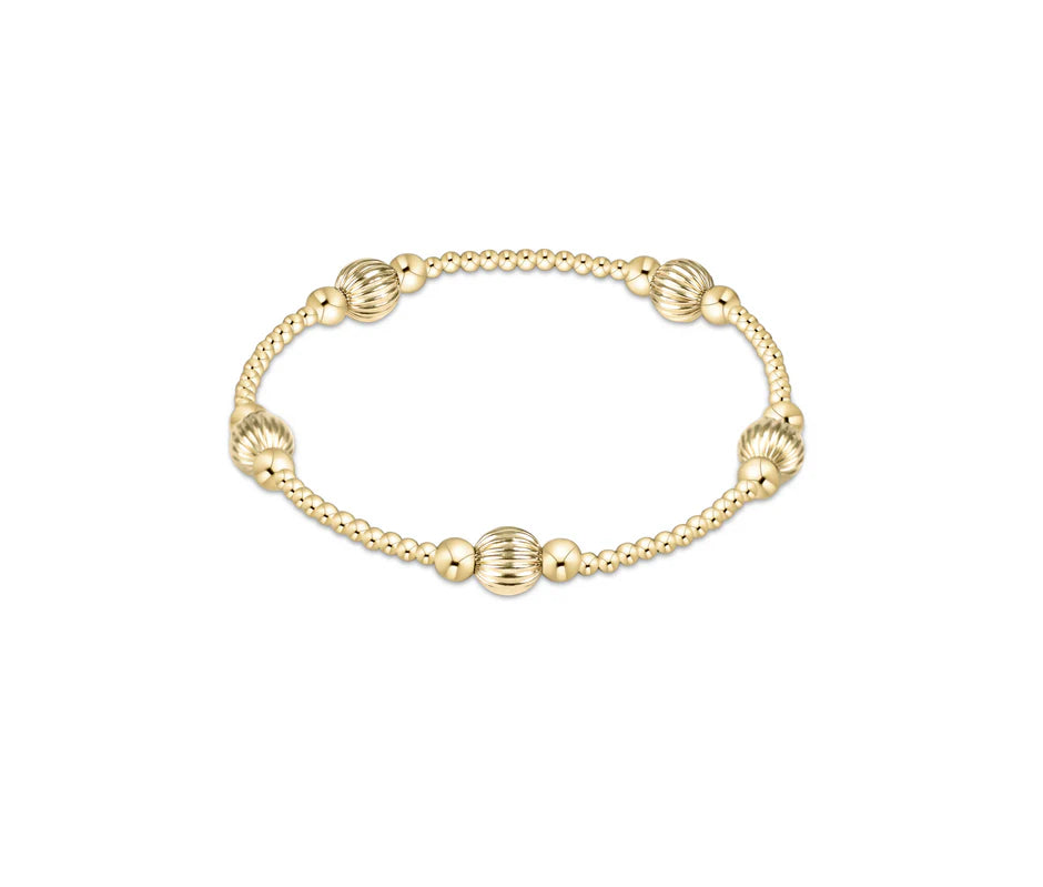 Purpose Dignity 6mm Bead Bracelet- Gold