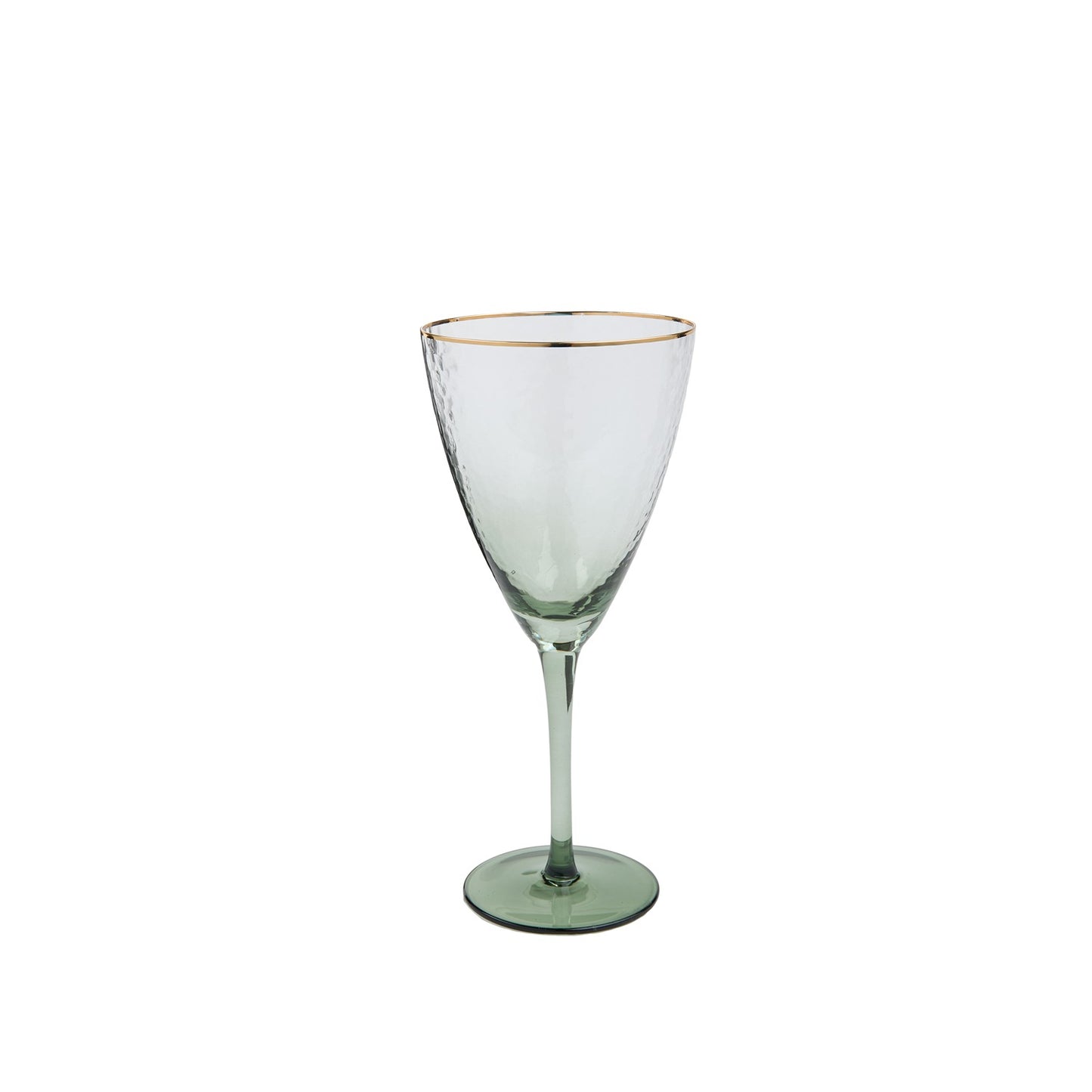 Giselle Green White Wine Glass