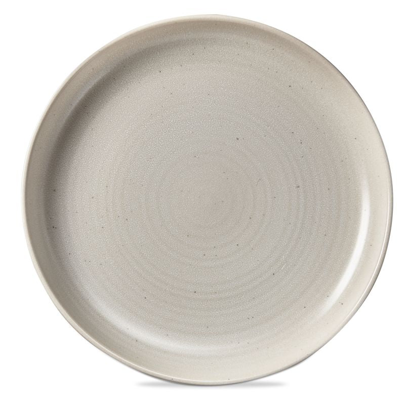 Loft Reactive Glaze Dinner Plate Matte White
