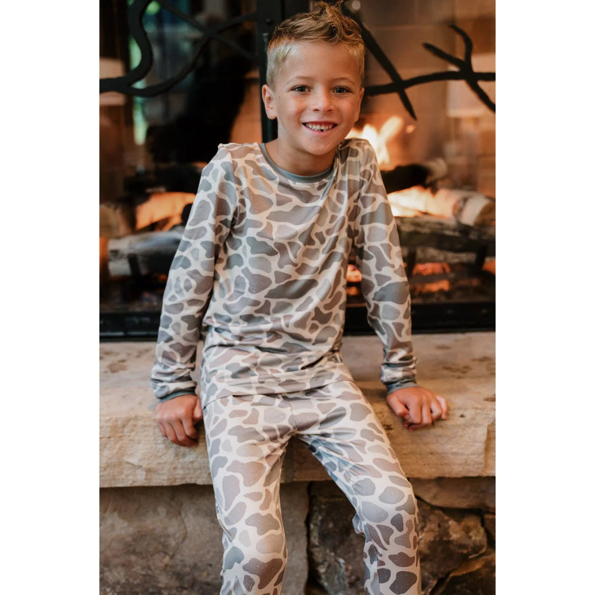 Youth & Toddler Pajama Set - Classic Deer Camo