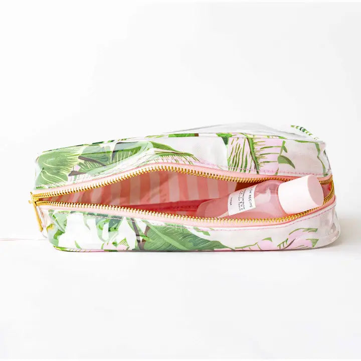 Clear Coated Rectangular Cosmetic