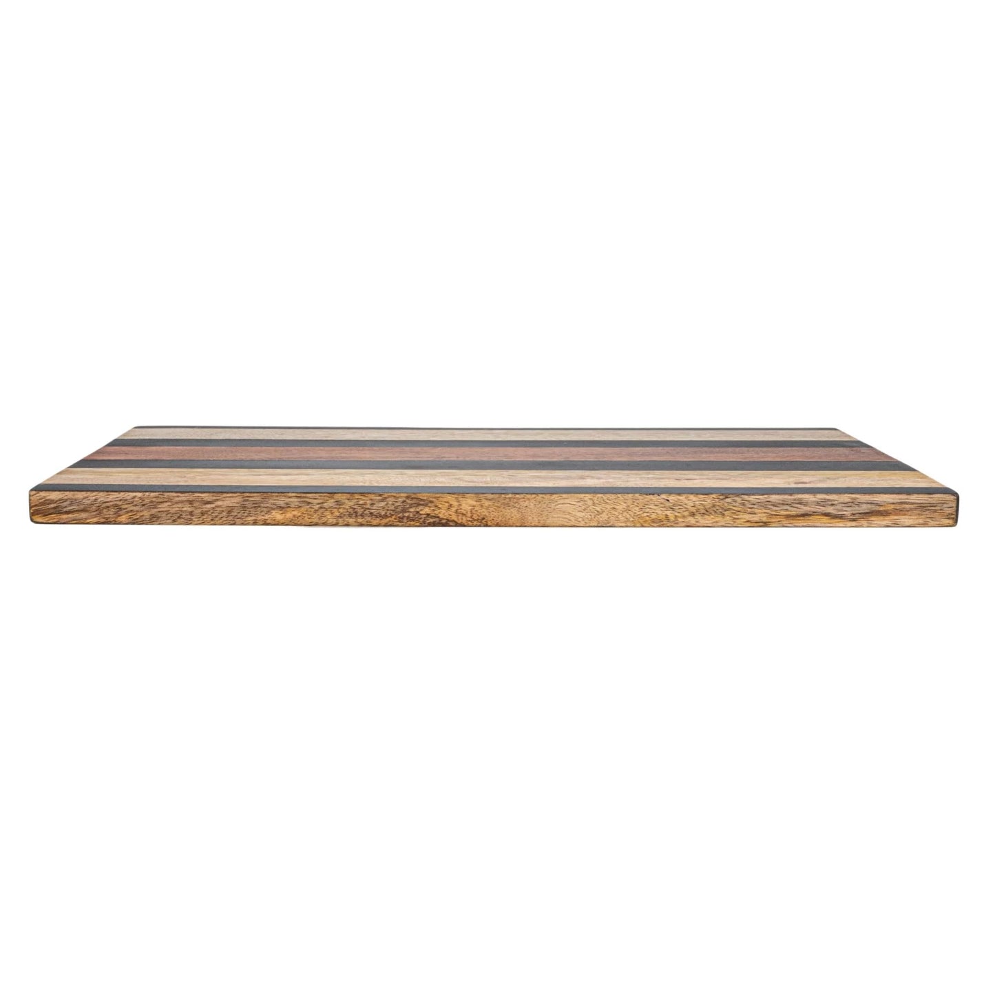 Mango Wood Cheese/Cutting Board w/Stripes