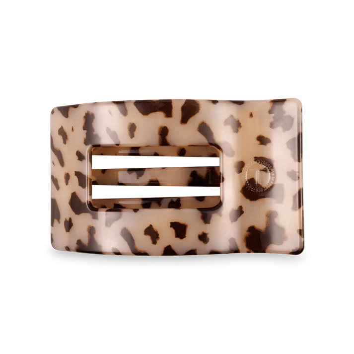 Blond Tortoise Flat Rectangle Hair Clip