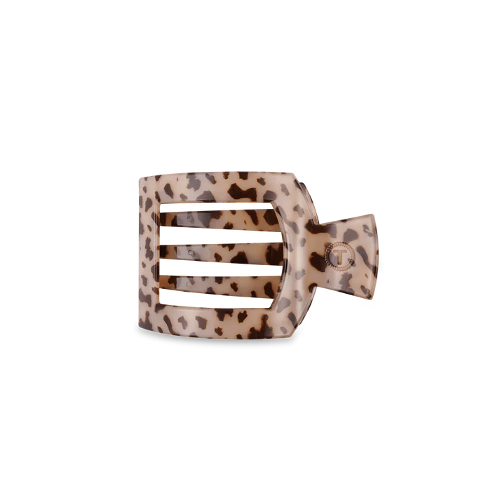 Blonde Tortoise Flat Square Hair Clip