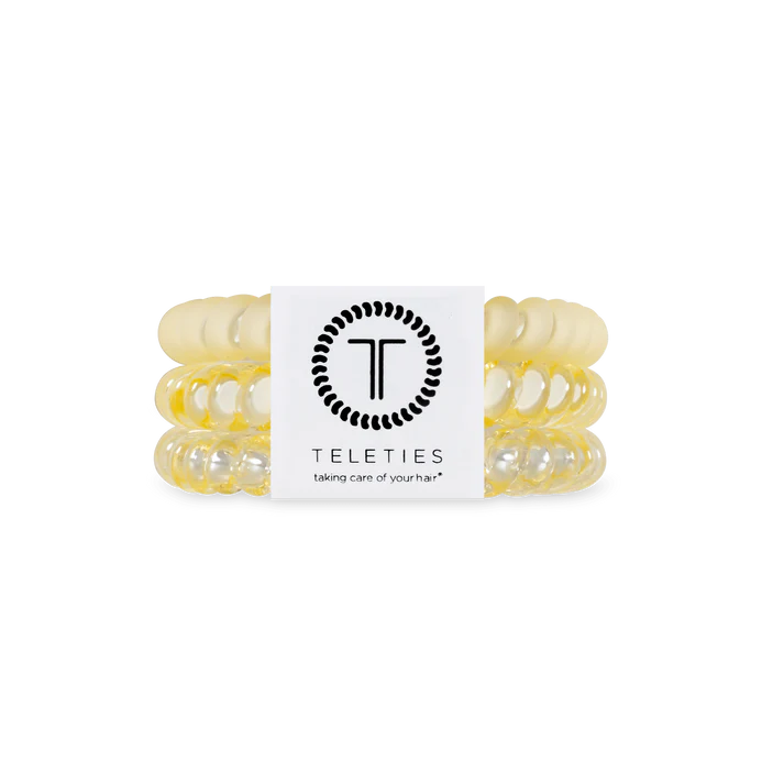 Butter Yellow Small Hair Ties