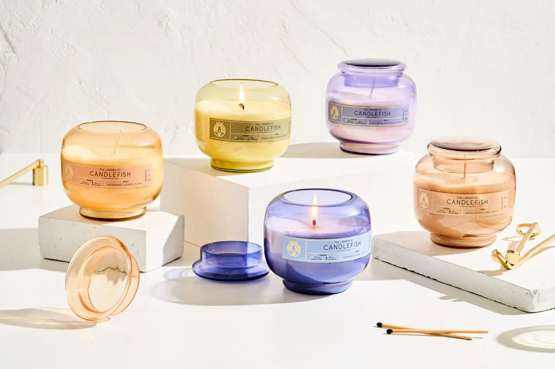 Candlefish No. 18 Bubble Candle Pink