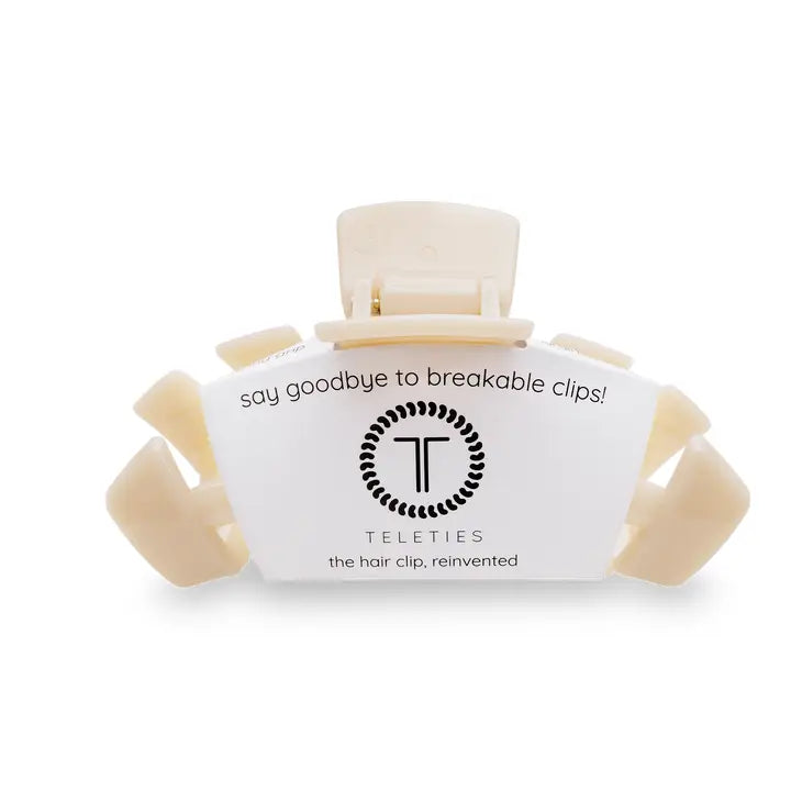 Classic Almond Beige Claw Clip