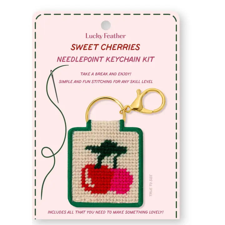 Needlepoint Keychain Kit
