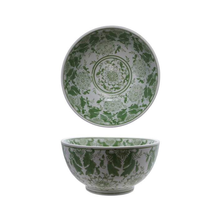 Green Stoneware Bowl