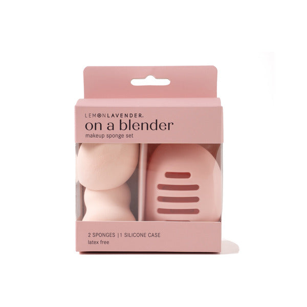 Lemon Lavender On A Blender Makeup Sponges & Case