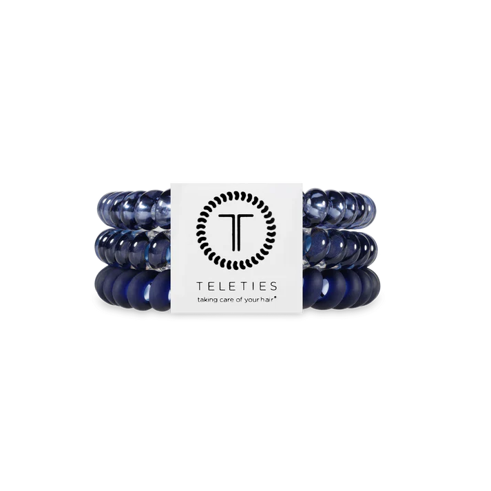 Nightfall Navy Small Hair Ties