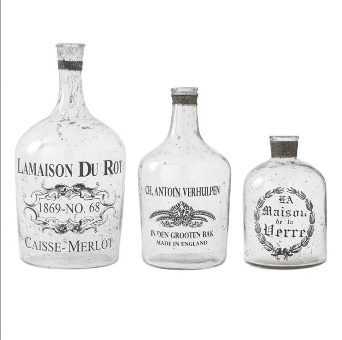 Clear Mercury Glass Medium