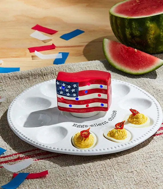 Americana Flag Light Up Sitter