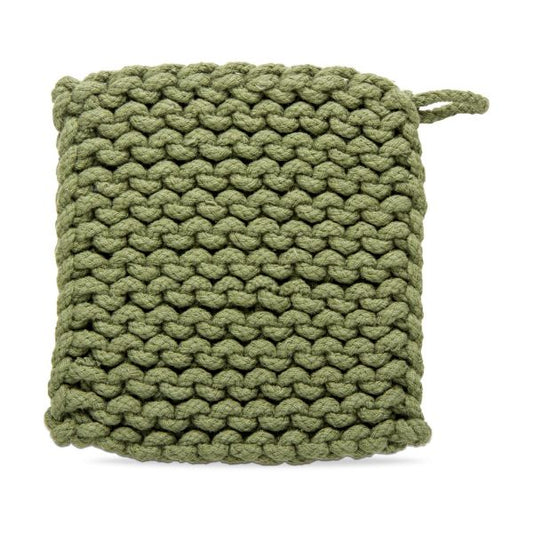 Crochet Trivet Olive