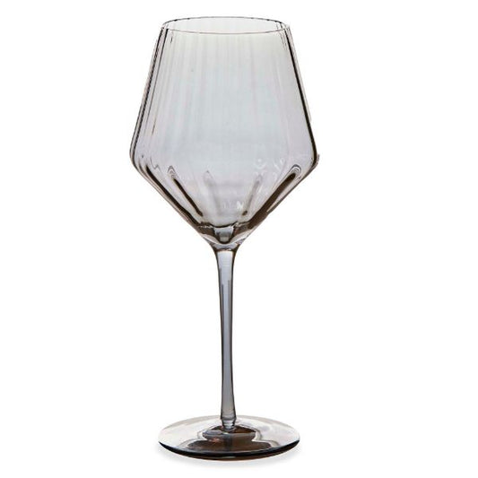 Chelsea Optic Wine Glass Smoke
