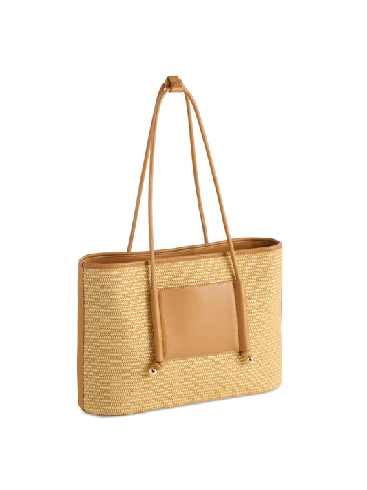 Shiraleah Salerno Tote- Tan