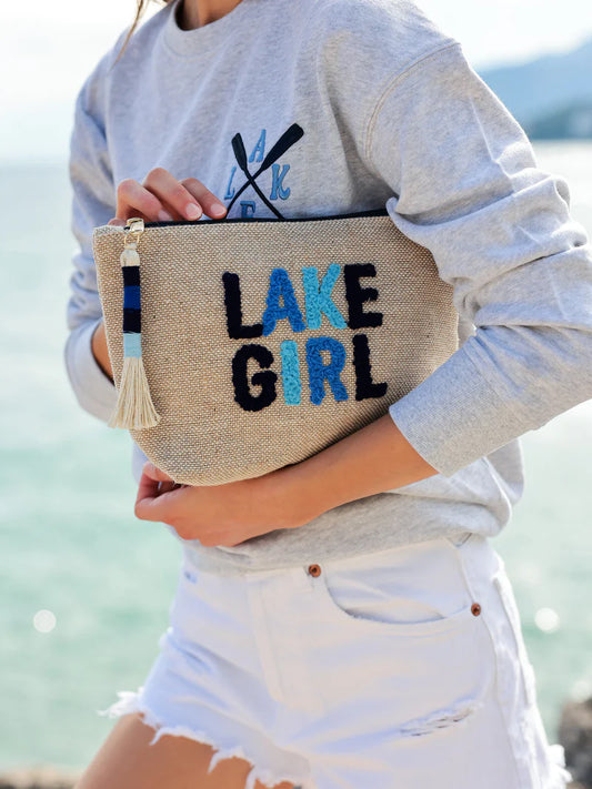 Lake Girl Zip Pouch Natural