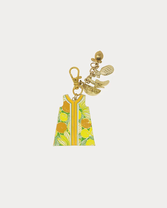 Shift Dress Bag Charm - Pearl Cluster
