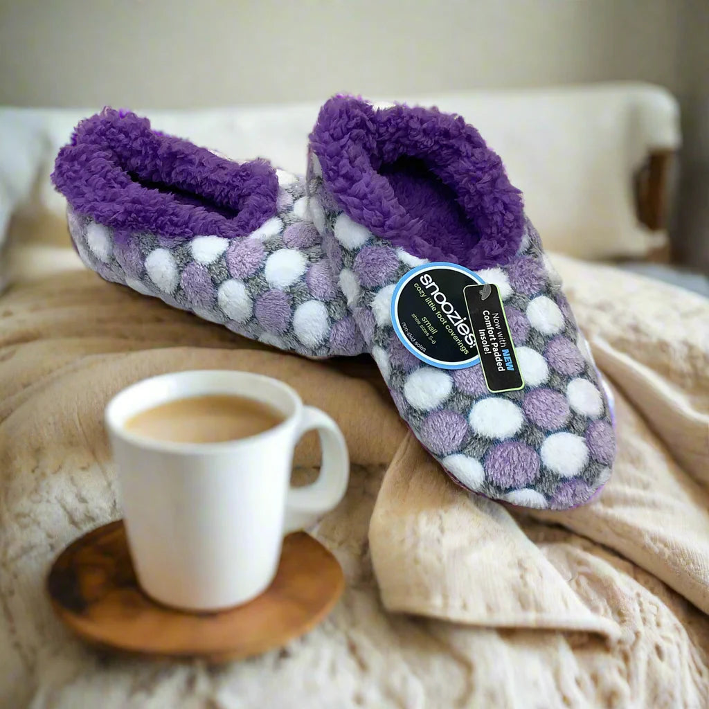 Womens Spot The Dot Snoozies