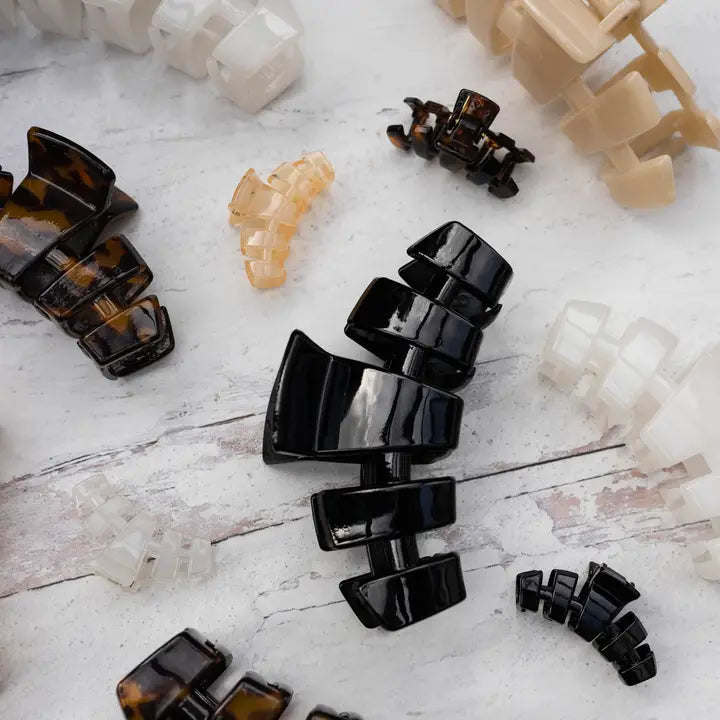 Classic Jet Black Claw Clip