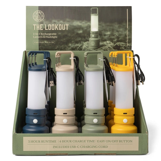 Bunkhouse Firefly 2-In-1 Rechargeable Lantern & Fan