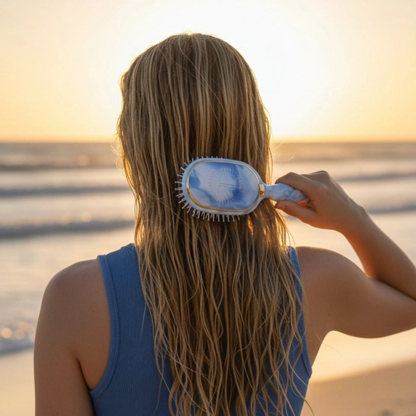 Mini Detangler Hair Brush for Medium Hair