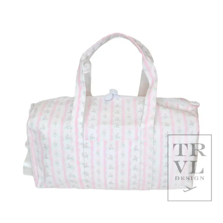 Weekender - Ribbon Floral Pink Duffel Bag