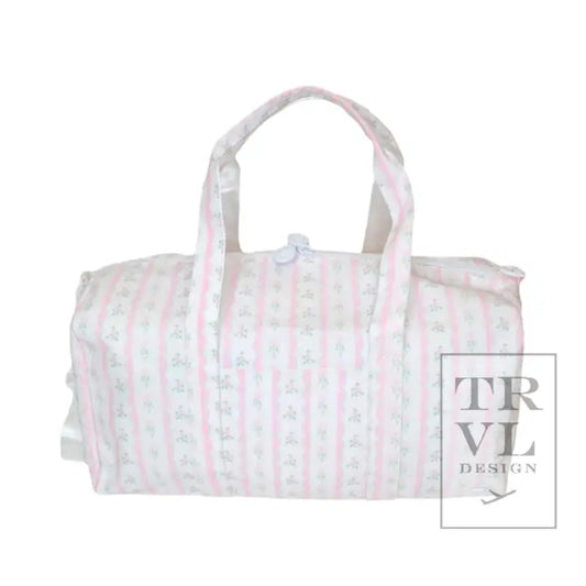 Weekender - Ribbon Floral Pink Duffel Bag