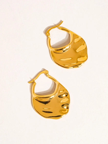 Jinni 18K Gold Classic Hoop Earring