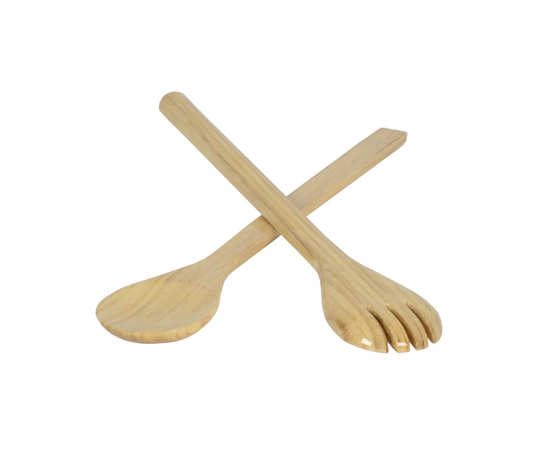 Albert L. Large Bamboo Salad Servers Set