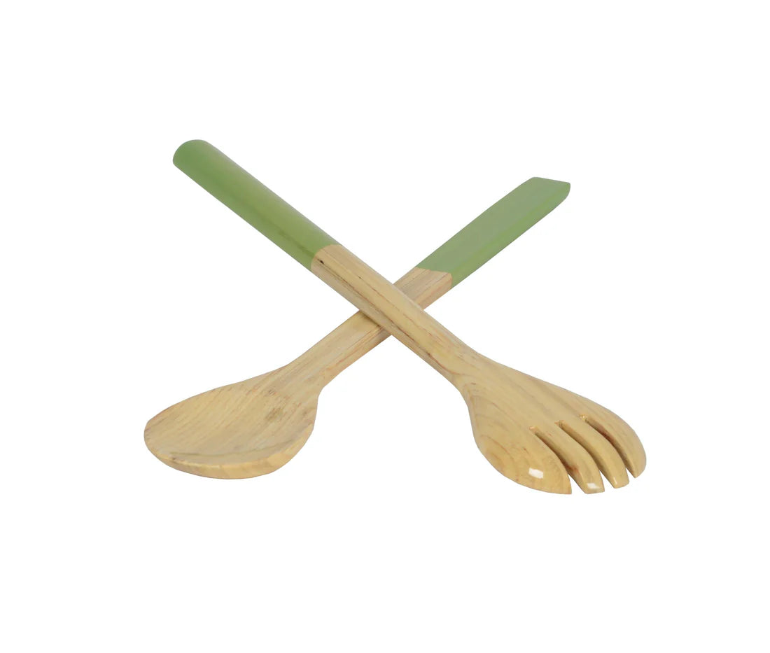 Albert L. Large Bamboo Salad Servers Set