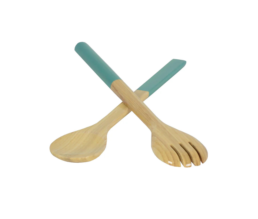Albert L. Large Bamboo Salad Servers Set