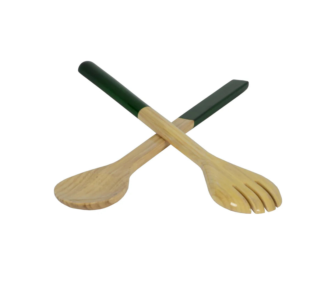 Albert L. Large Bamboo Salad Servers Set