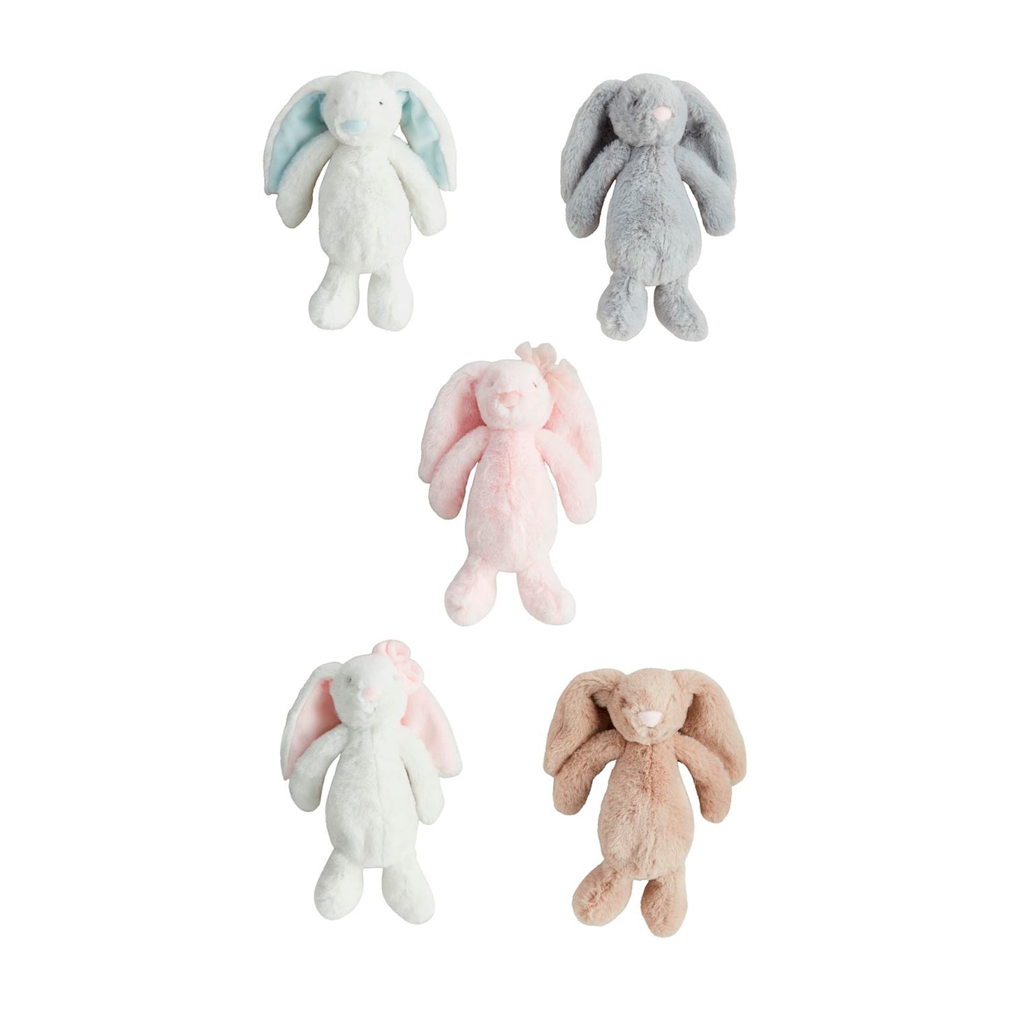 Mini Bunny Plush Basket Assorment