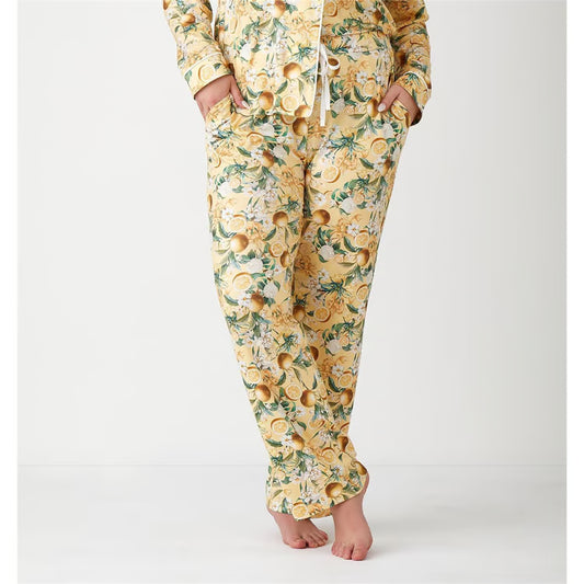 Lemon Relaxed Print Pant